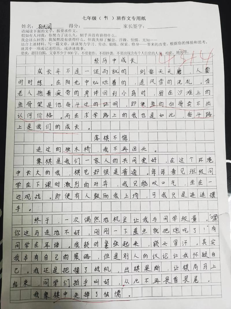 进入初中的变化300字