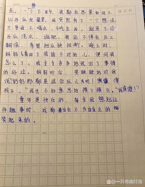 初中作文吃西瓜600字
