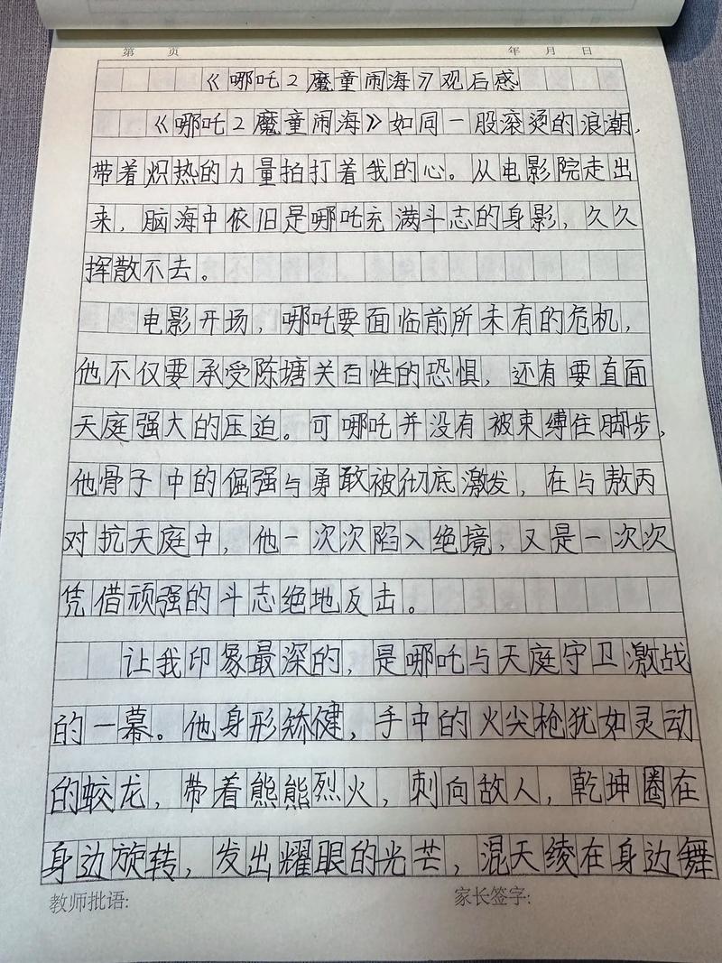 看电影作文初中600字