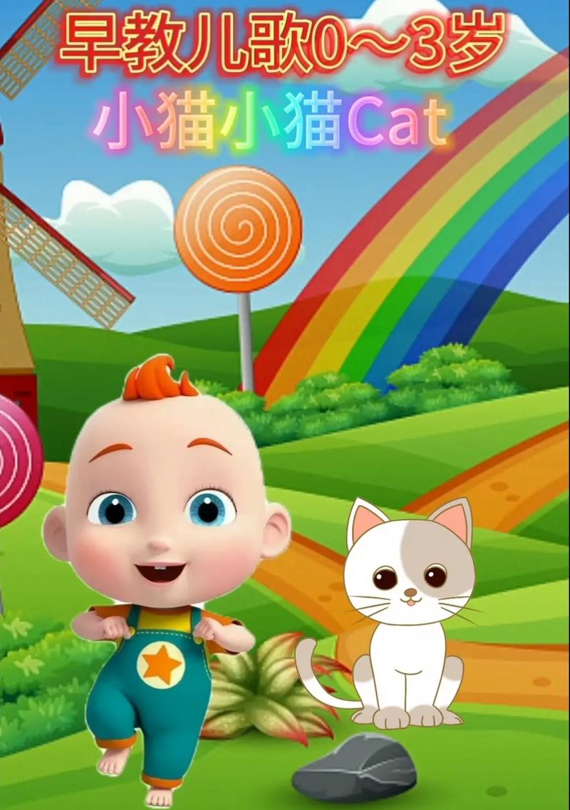 颜色早教启蒙视频猫猫