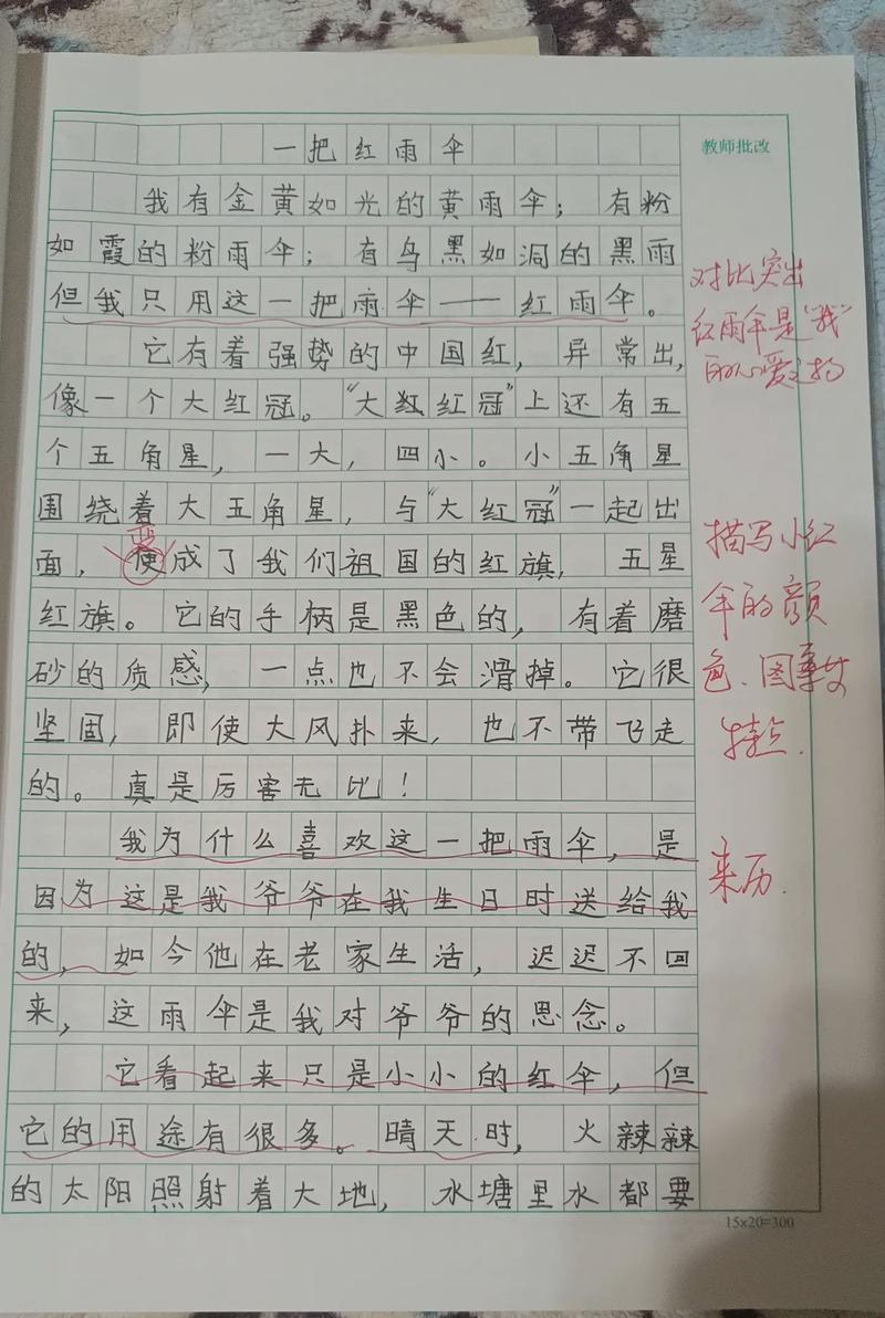 小学五年级第一单元作文