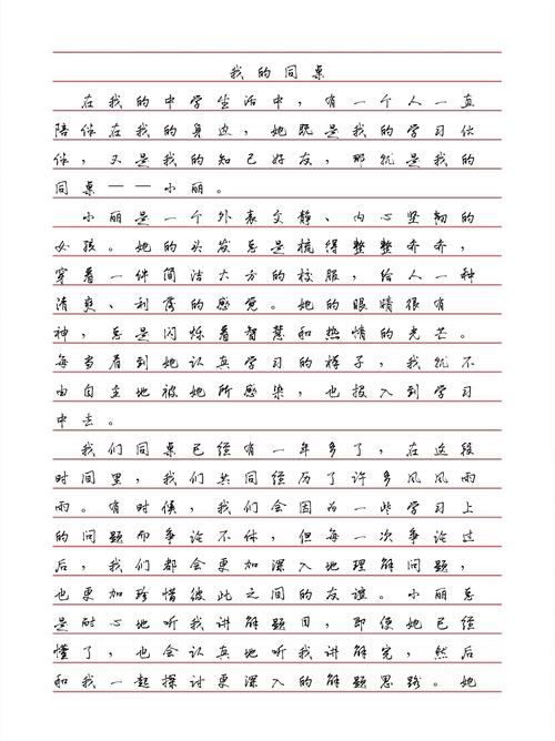 最牛的同学(初中作文)