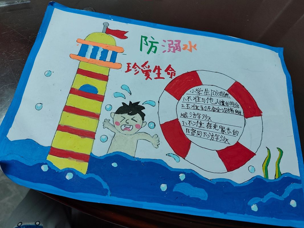小学生防溺水手抄报大全