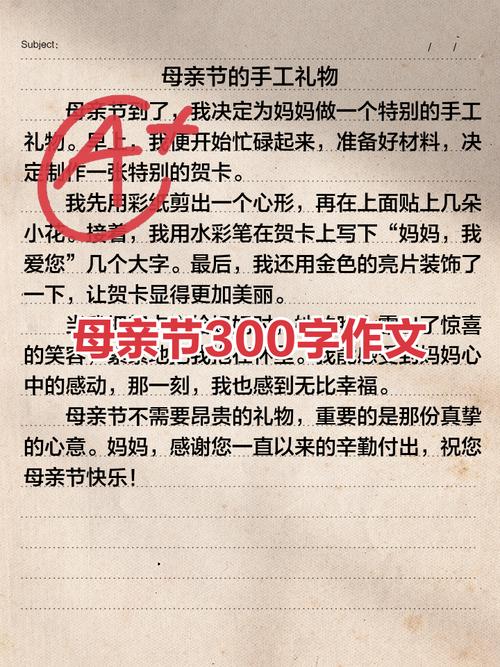 母亲的片段300字初中
