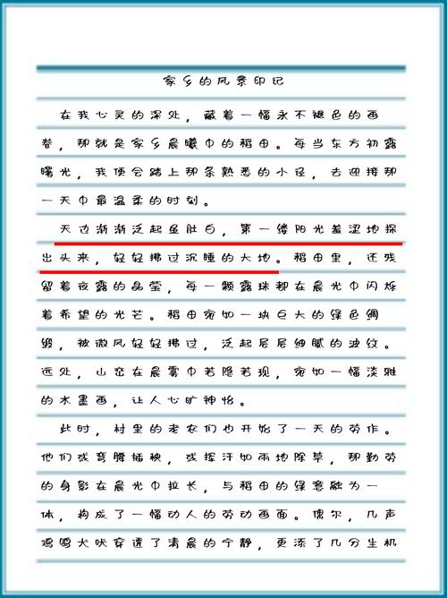 关于家乡的作文初中作文