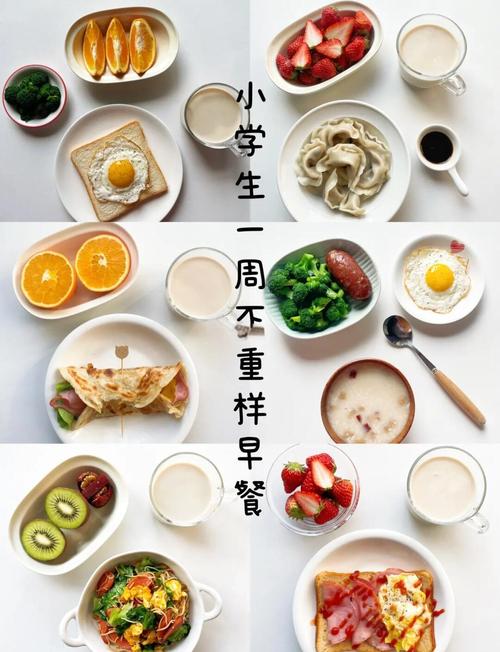 小学生营养早餐食谱大全