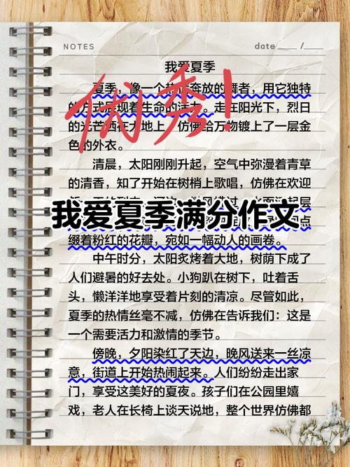 我爱夏季1000字初中