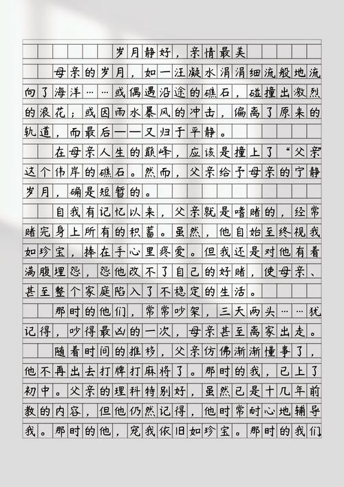 妈妈的白发600字初中