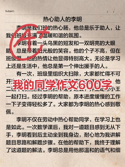 初中同学如手足600字