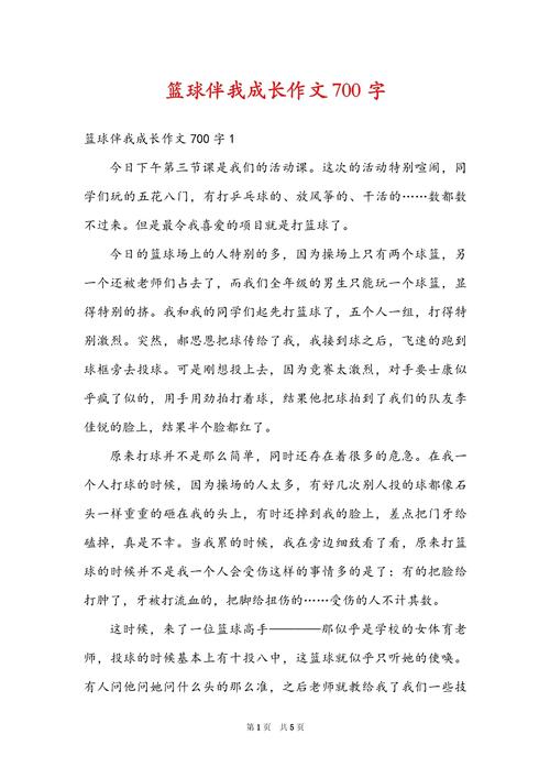 日记800字初中打篮球