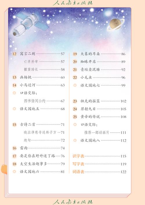 小学二年级语文下册课本