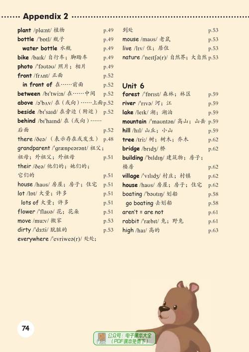 小学五年级英语电子课本