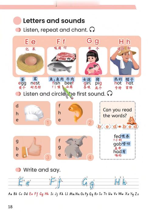 小学三年级英语上册视频
