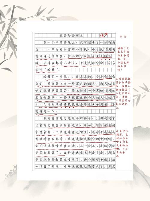 写宠物作文500字初中