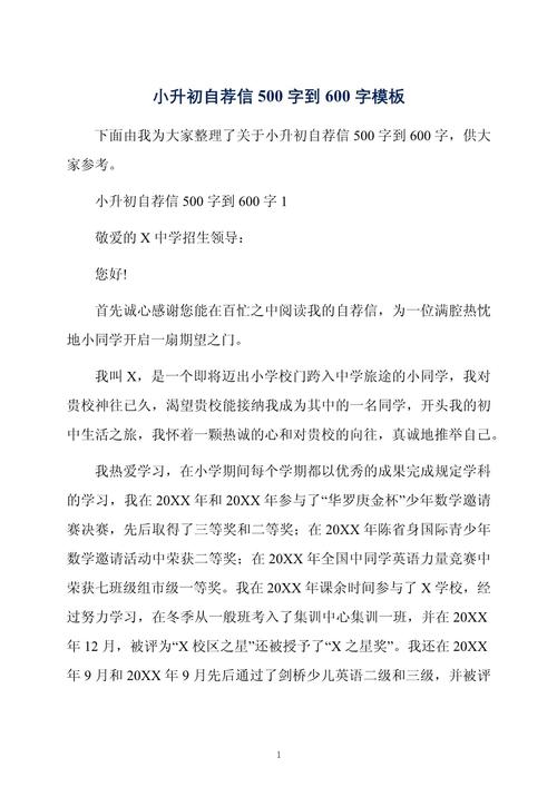 小学升初中感受500字