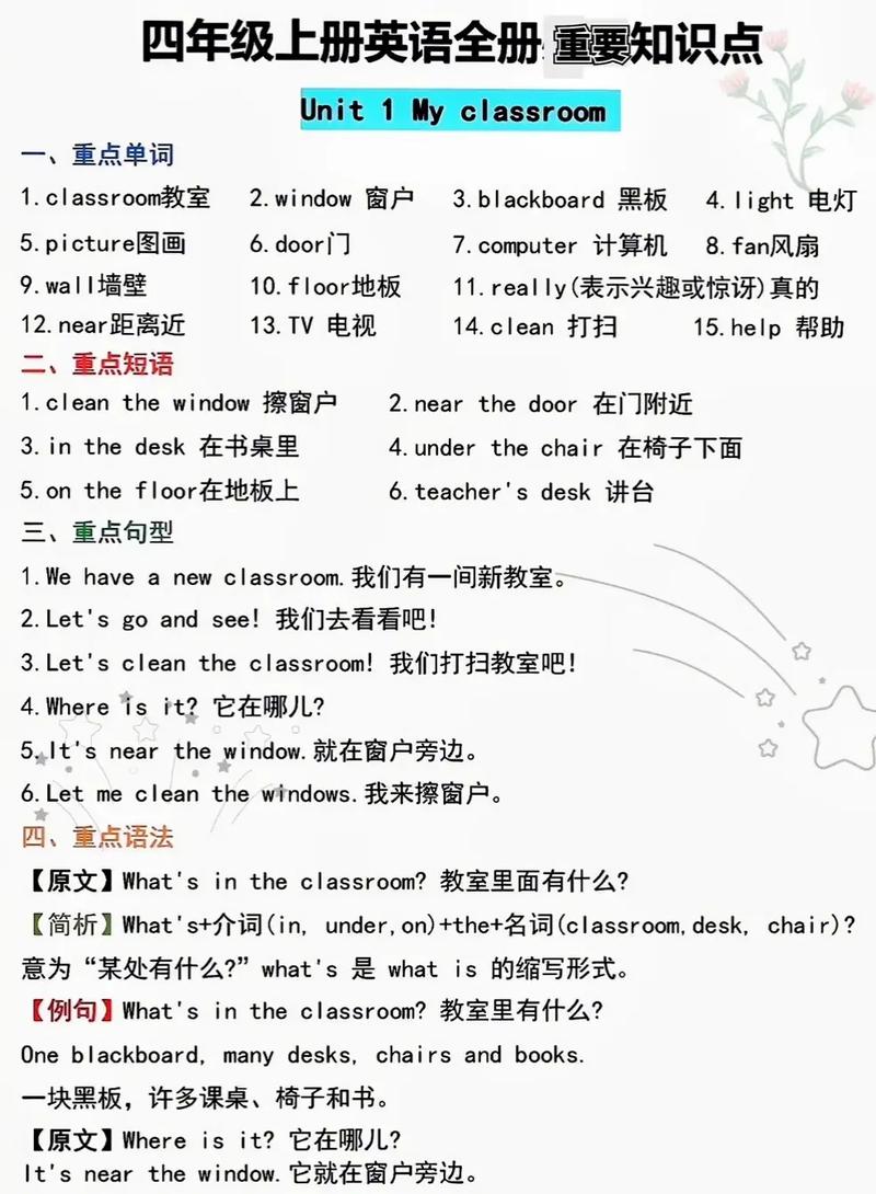 小学四年级英语上册点读