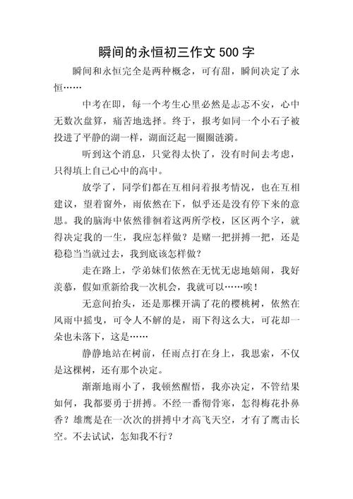 初中作文夏500字作文