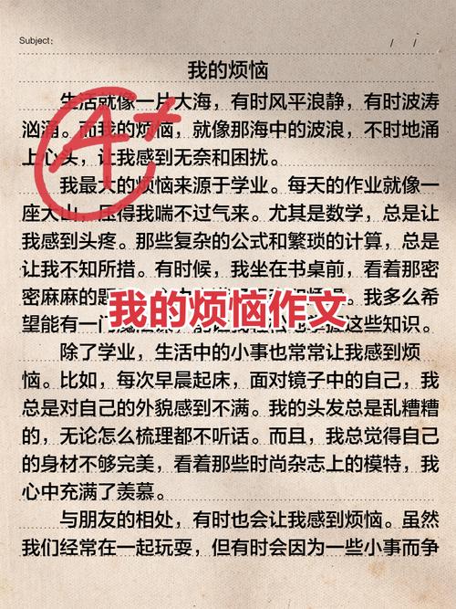 幸福的烦恼作文初中作文