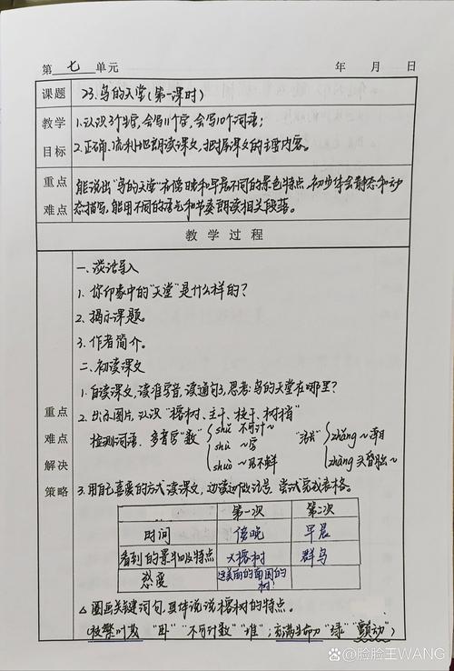 小学语文听课评语和建议