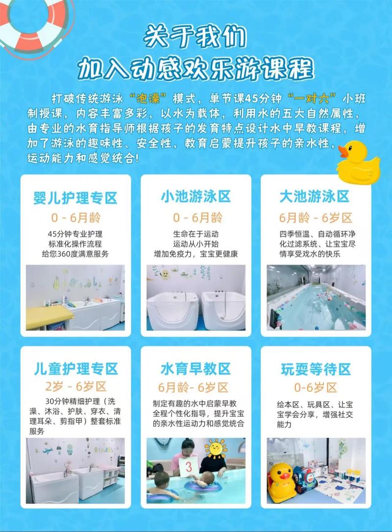 儿童早教游泳中心课程