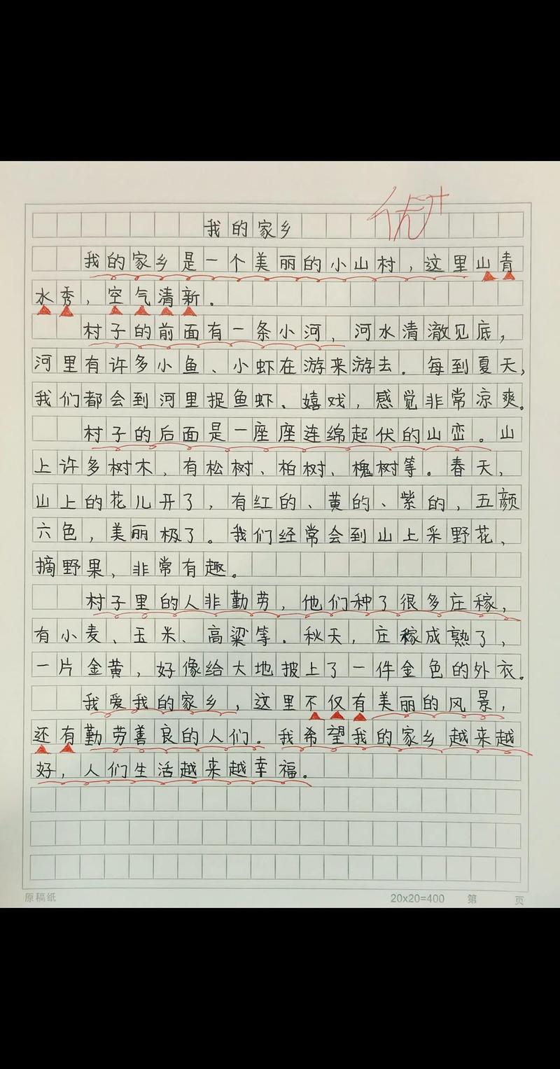 小学三年级优秀作文范文