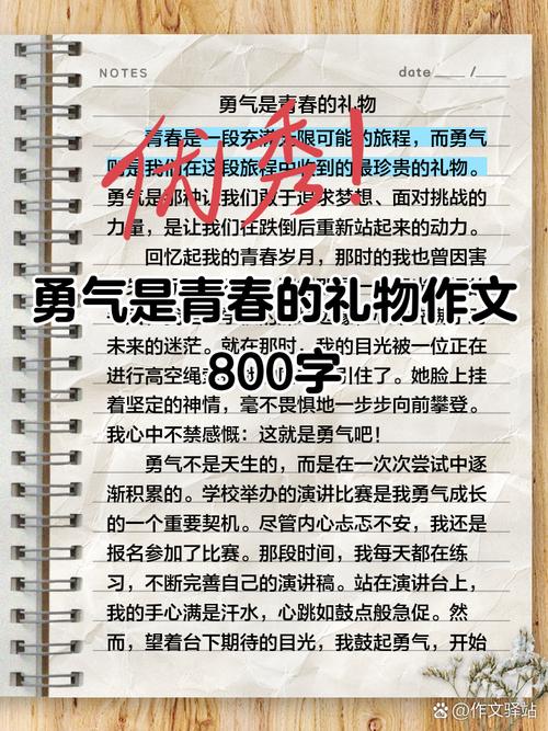 勇敢的作文800字初中