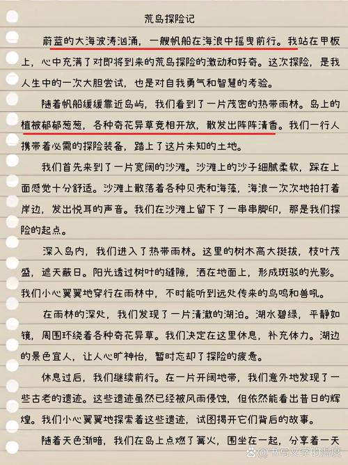 探险的作文初中500字