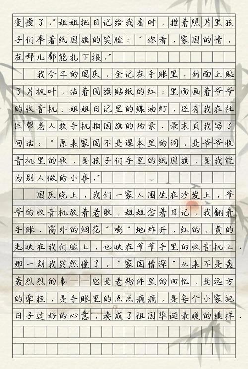 我为祖国做点事作文初中