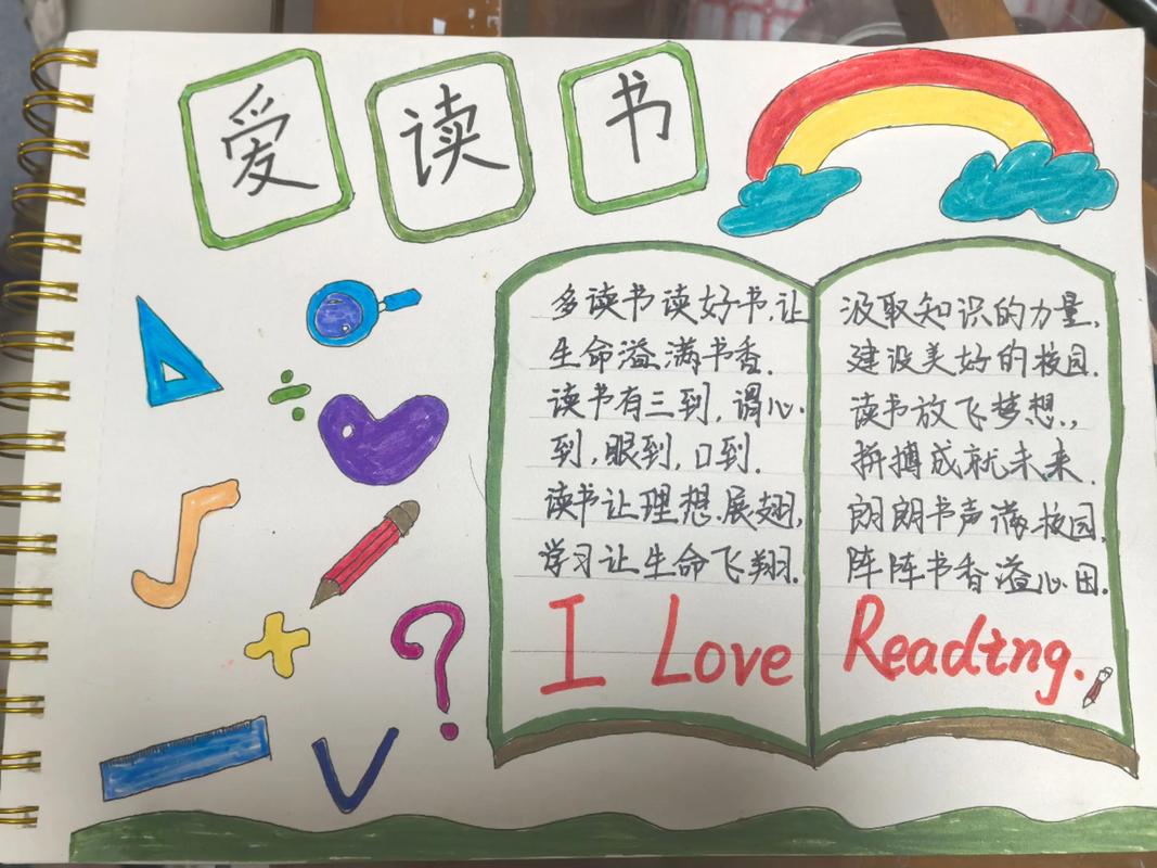小学生手抄报我爱阅读