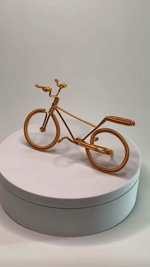 小学生手工制作自行车