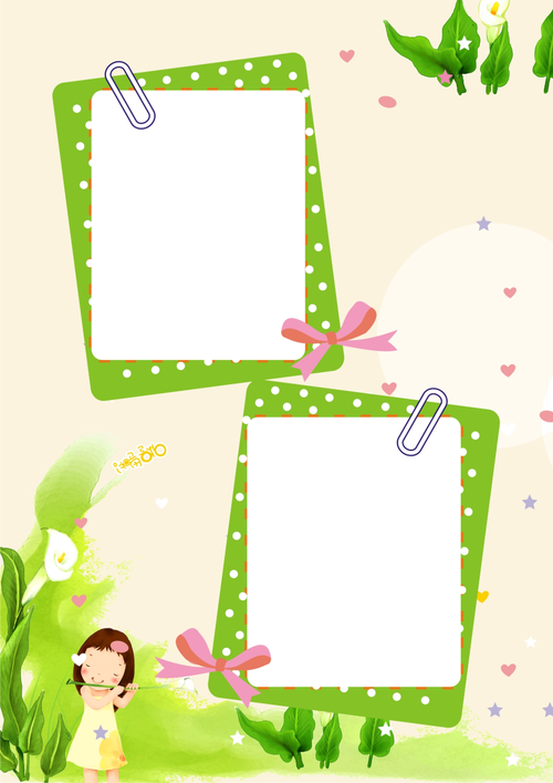 小学生成长册免费模板