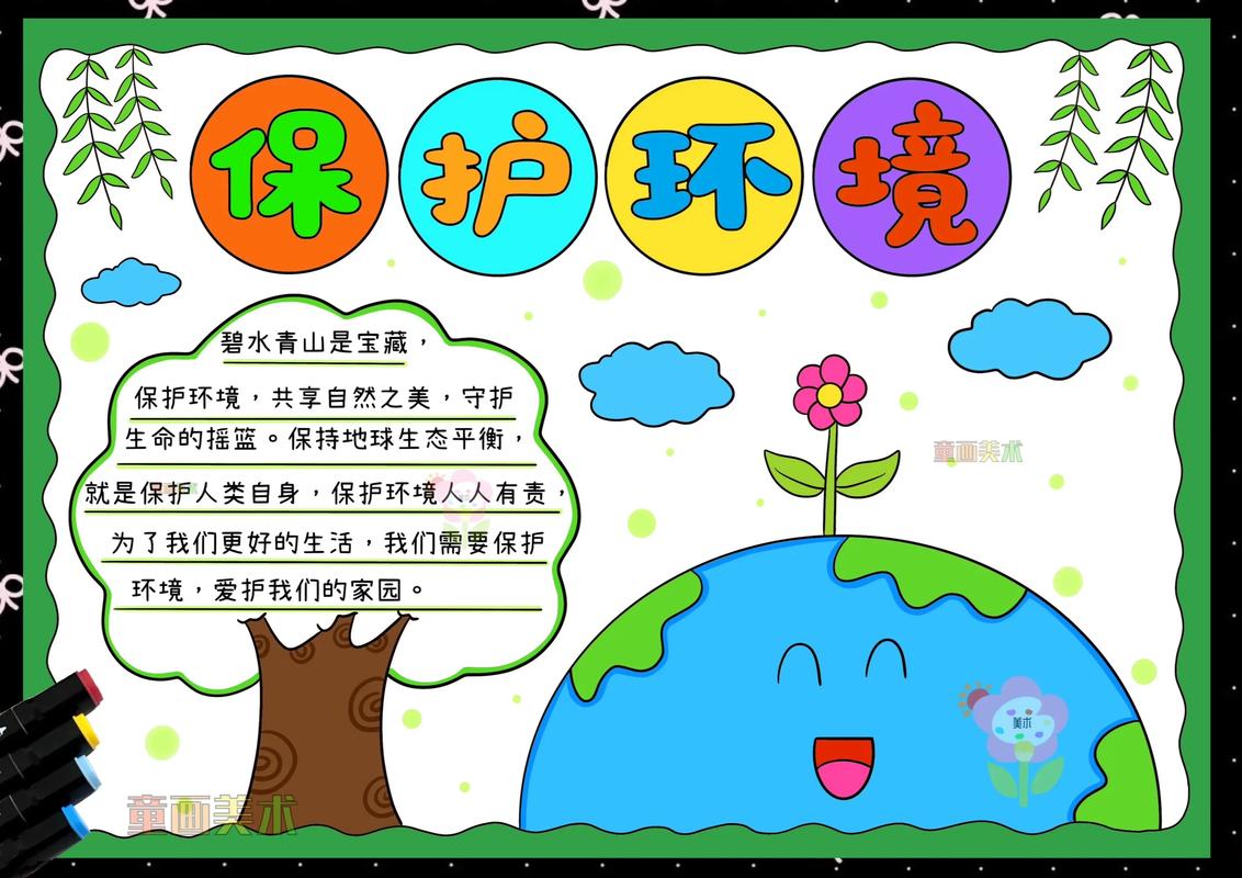 小学生保护环境的图片