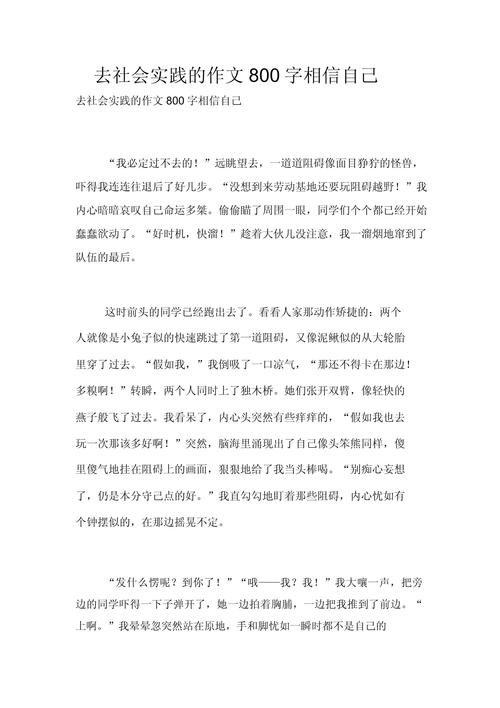 初中社会实践作文700