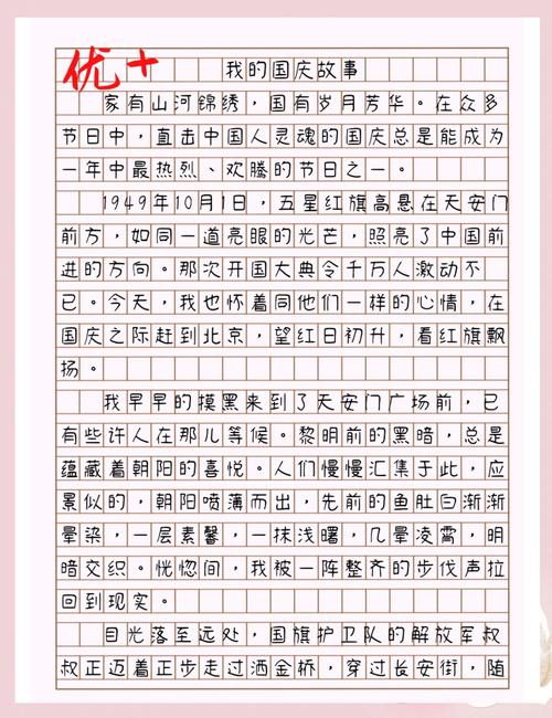 初中爱祖国800字作文