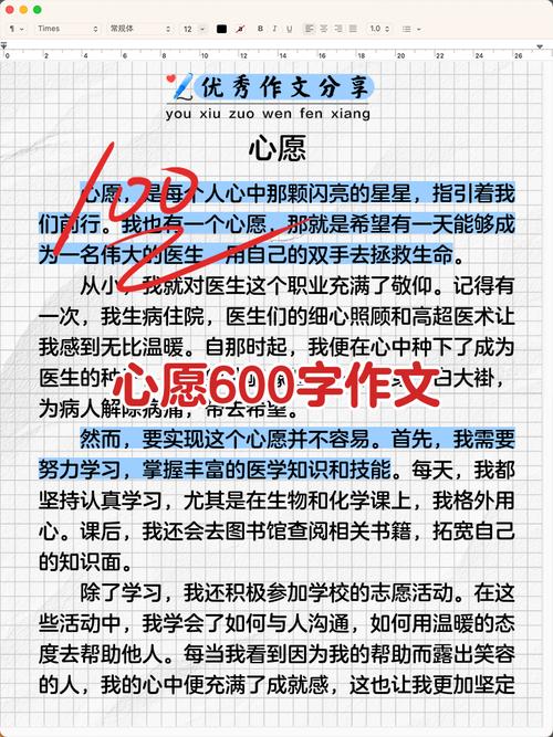 写多个愿望作文初中作文