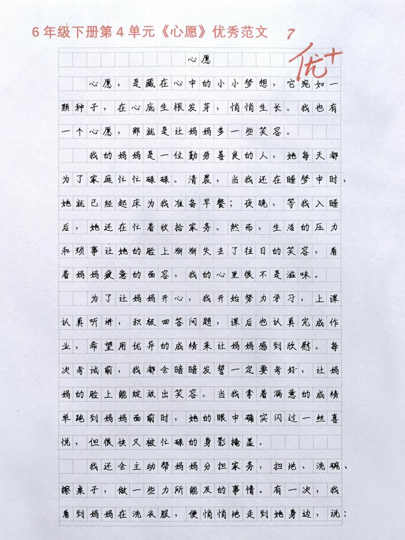 写多个愿望作文初中作文