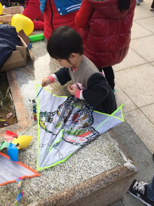 早教中心 户外 风筝