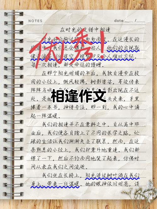 初中作文那天我与 相遇