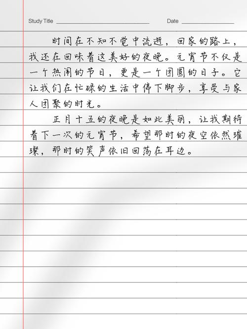 闹元宵作文350字初中