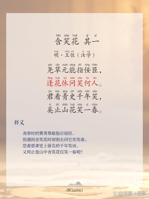 小学描写花的古诗大全