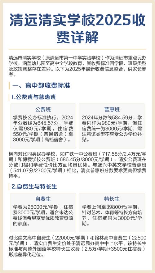 清远私立小学学费多少