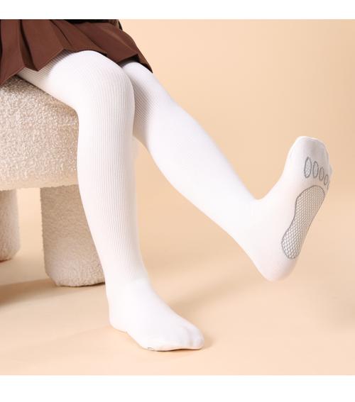 小学女生穿白色连裤袜