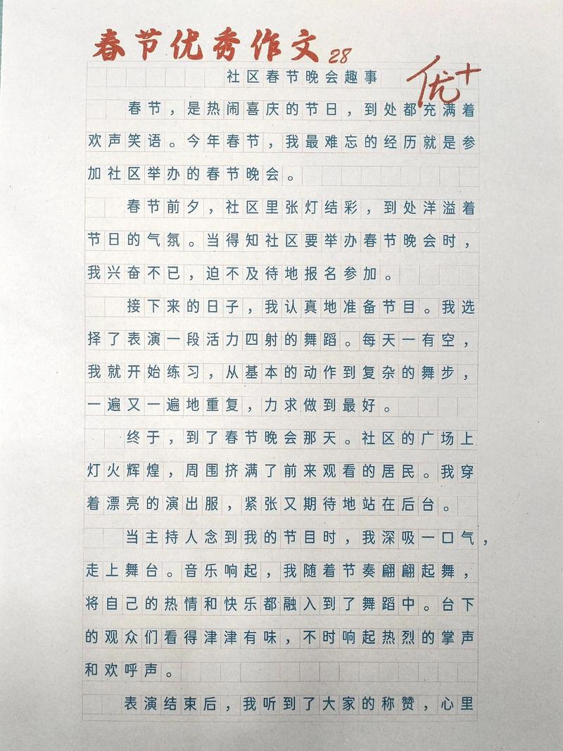 过年了作文600字初中