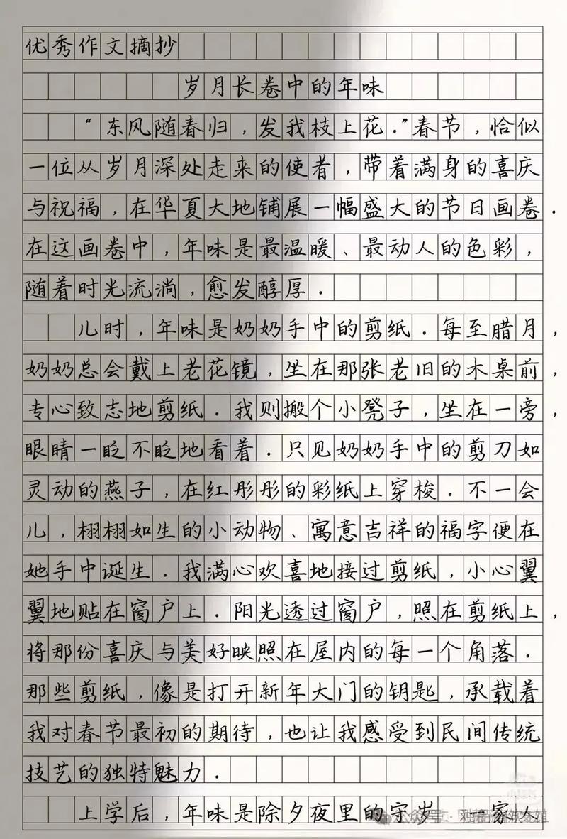 过年了作文600字初中