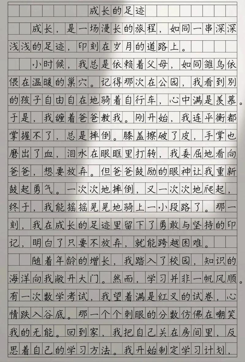 有关成长的作文初中作文