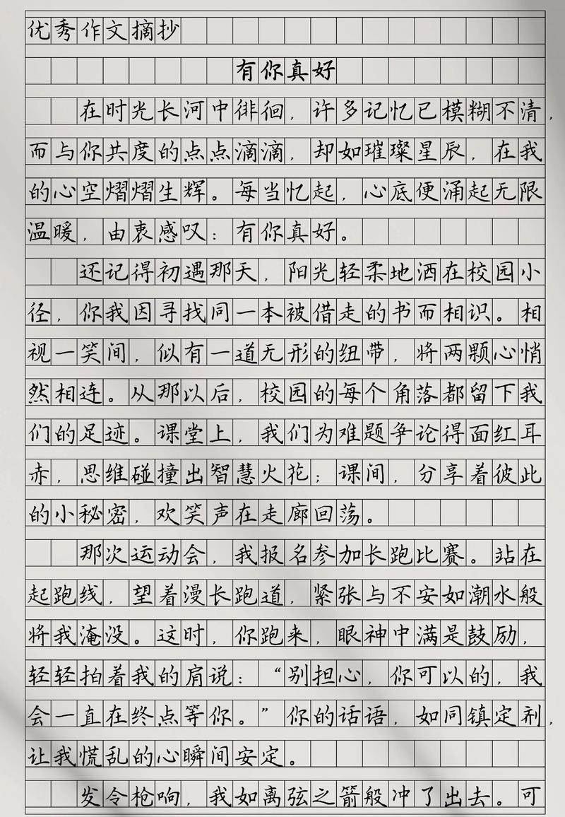 初中作文有什么什么真好