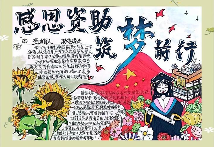 小学生资助手抄报内容