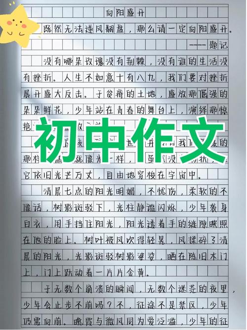 上初中的感受作文600