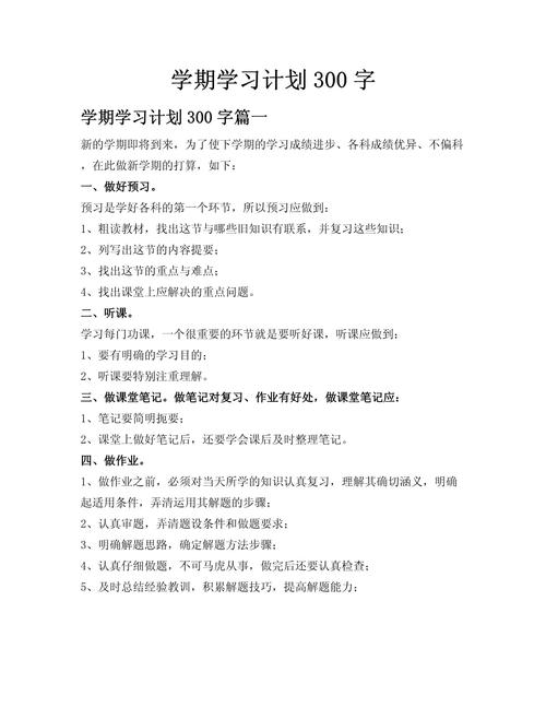 初中的规划作文300字