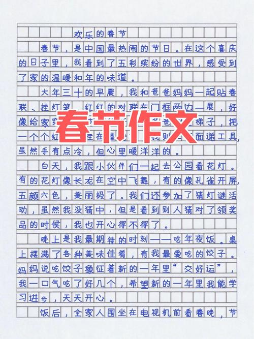 重庆春节初中 作文大全